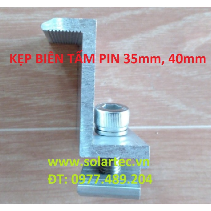 Kẹp biên tấm pin mặt trời 30mm 35mm 40mm