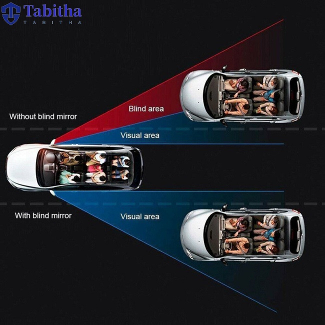 Gương Chiếu Hậu Tròn Xoay 360 Độ Nhìn Điểm Mù Cho Xe Hơi