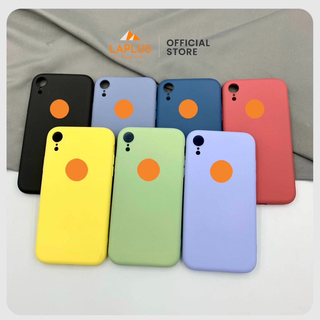 Ốp lưng chống bẩn iPhone XR có hình táo full viền bảo vệ camera toàn diện