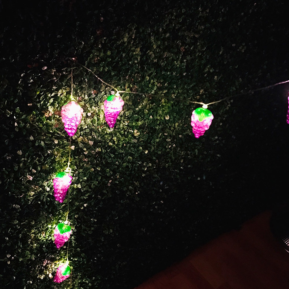 Dây Đèn LED 10 Bóng 1.5m Ánh Sáng Trắng Ấm Trang Trí Tiệc