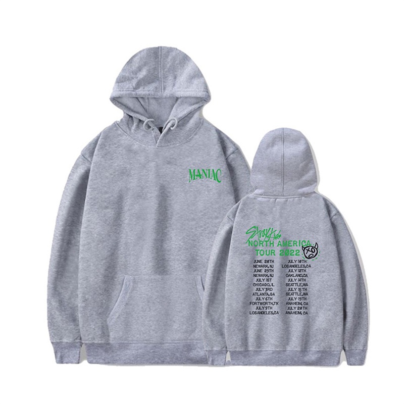 Áo hoodie Nỉ kpop skz maniac tour kpop Hỗ Trợ Cho Nam Và Nữ