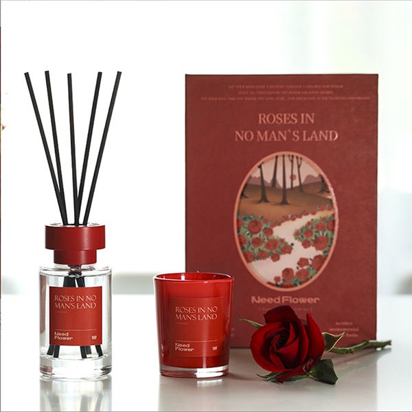 [5 mùi] Set hộp quà nến thơm va tinh dầu khuếch tán