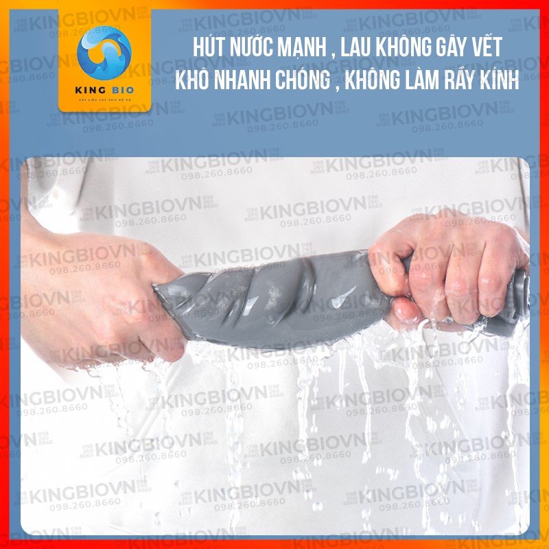 Khăn lâu chuyên dụng kính bể cá cao cấp Yee không xù lông, không làm xước kính