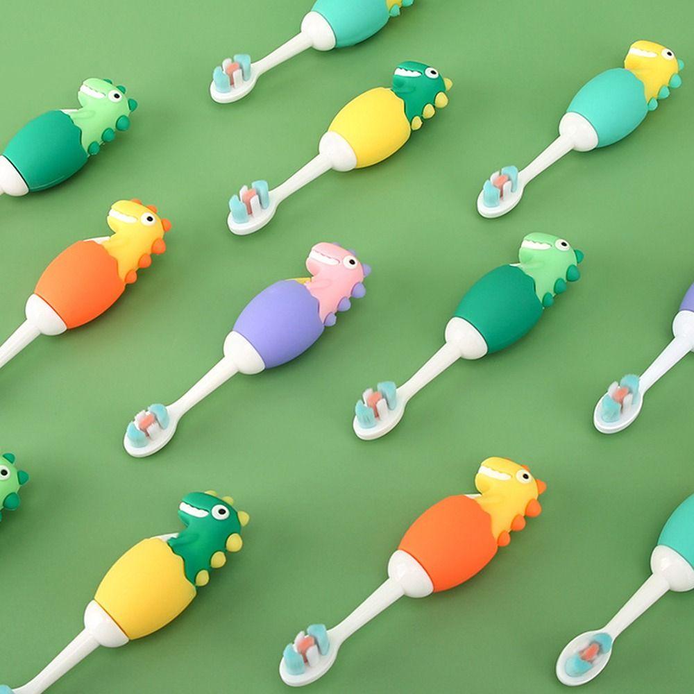 Bàn Chải Đánh Răng Lông Mềm Chống Trượt Nhiều Màu Sắc Cho Bé