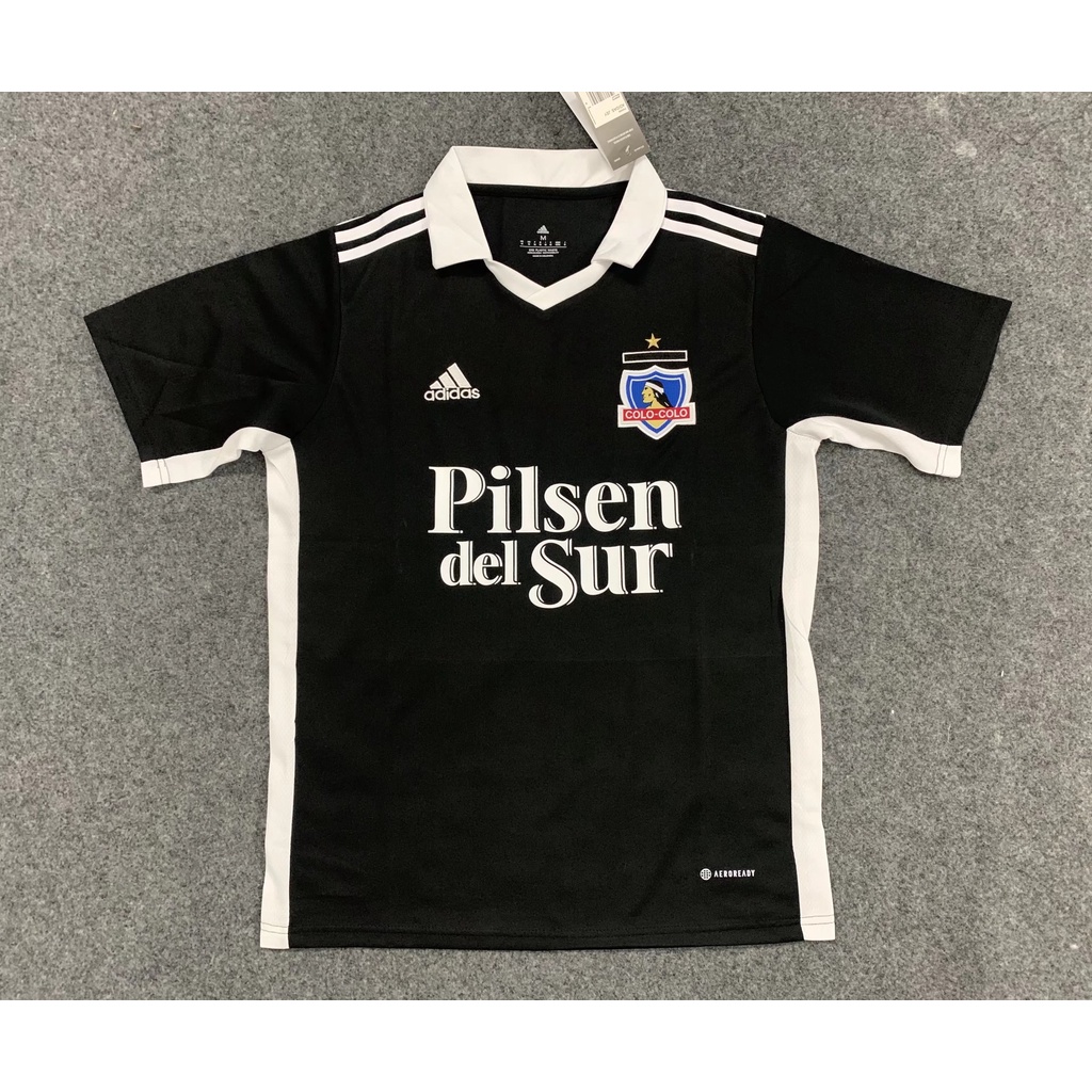 Áo Thun Bóng Đá Ngắn Tay Màu Đen Kolocolo away 2223