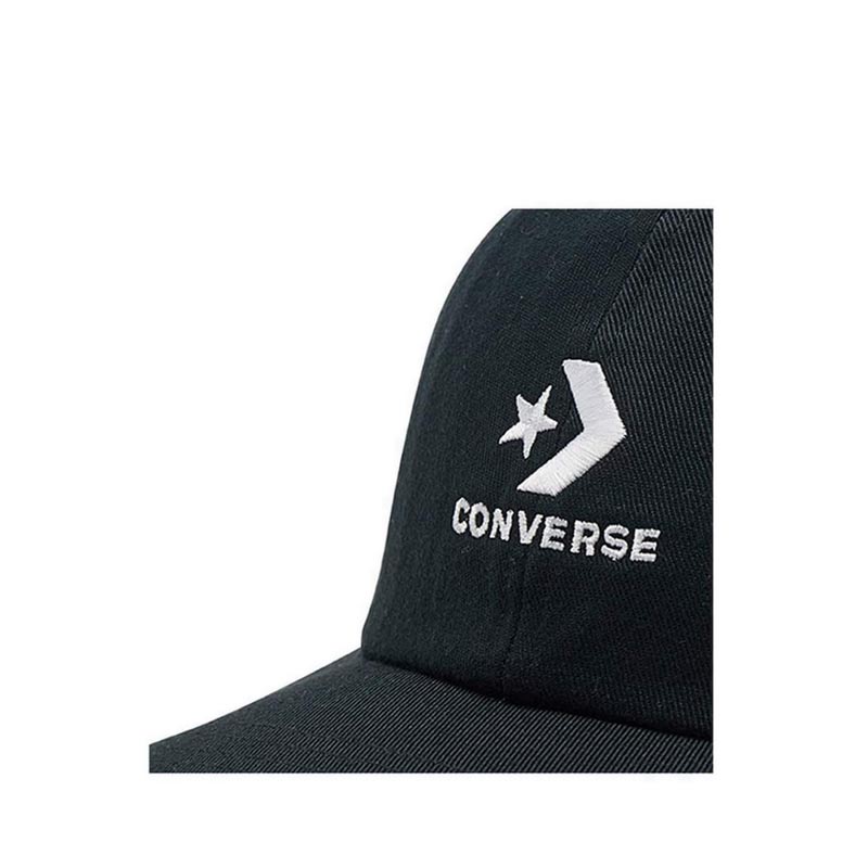 Nón Kết Converse Unisex Lock Up Baseball Cap - Converse Black