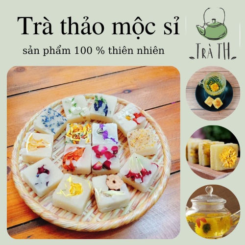 Trà viên đường phèn mật ong trà thảo mộc sỉ 1 viên dùng thử