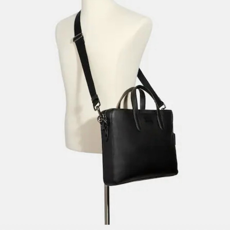 Cặp laptop Coach cho nam da thật