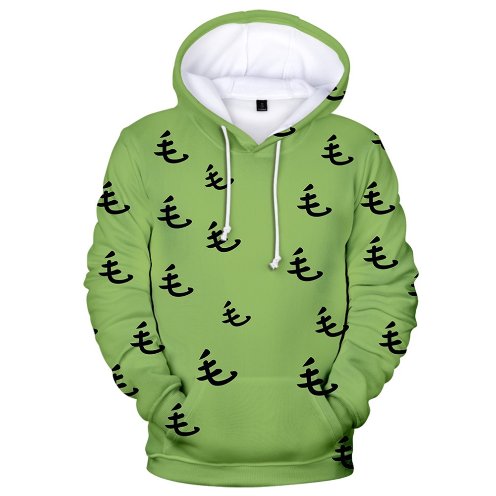 Áo hoodie Len Xanh Lá In Hình One punch Man One punch Superman season 2 Qiyu