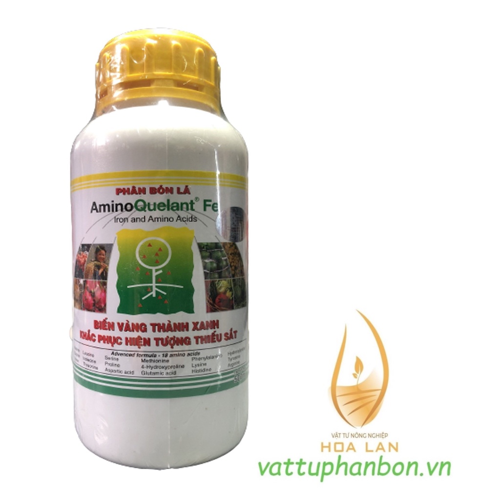 Phân Bón Lá Amino Quelant Fe - Biến lá vàng thành xanh - #067A# 500ml