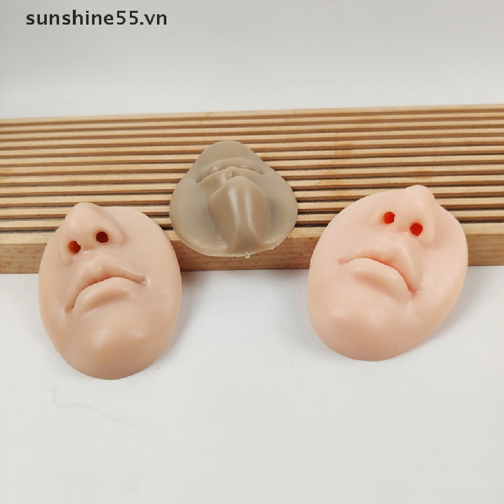 Mô Hình Mặt Trời 3D Bằng Silicone Dùng Thực Hành Xăm Môi / Mũi