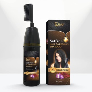Lược nhuộm tóc bạc thông minh Saffron Catchy dạng lược 200 ml
