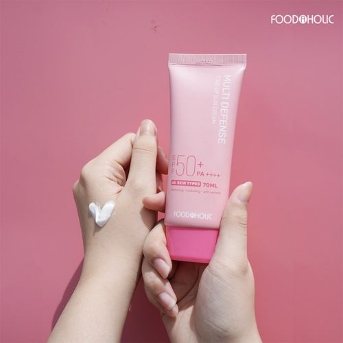Kem chống nắng nâng tone trắng hồng Foodaholic