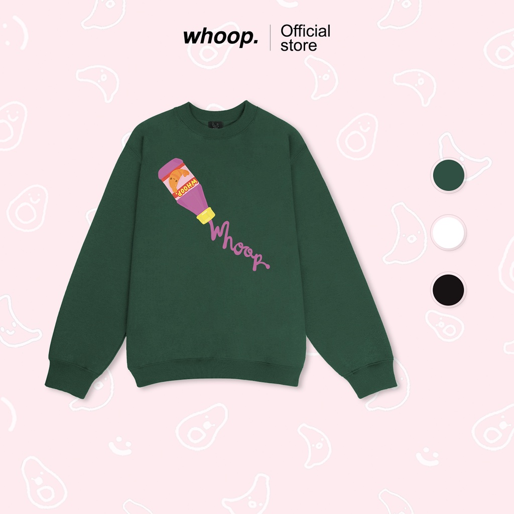 Áo Sweater WHOOP. “Mlem Bún Đậu”