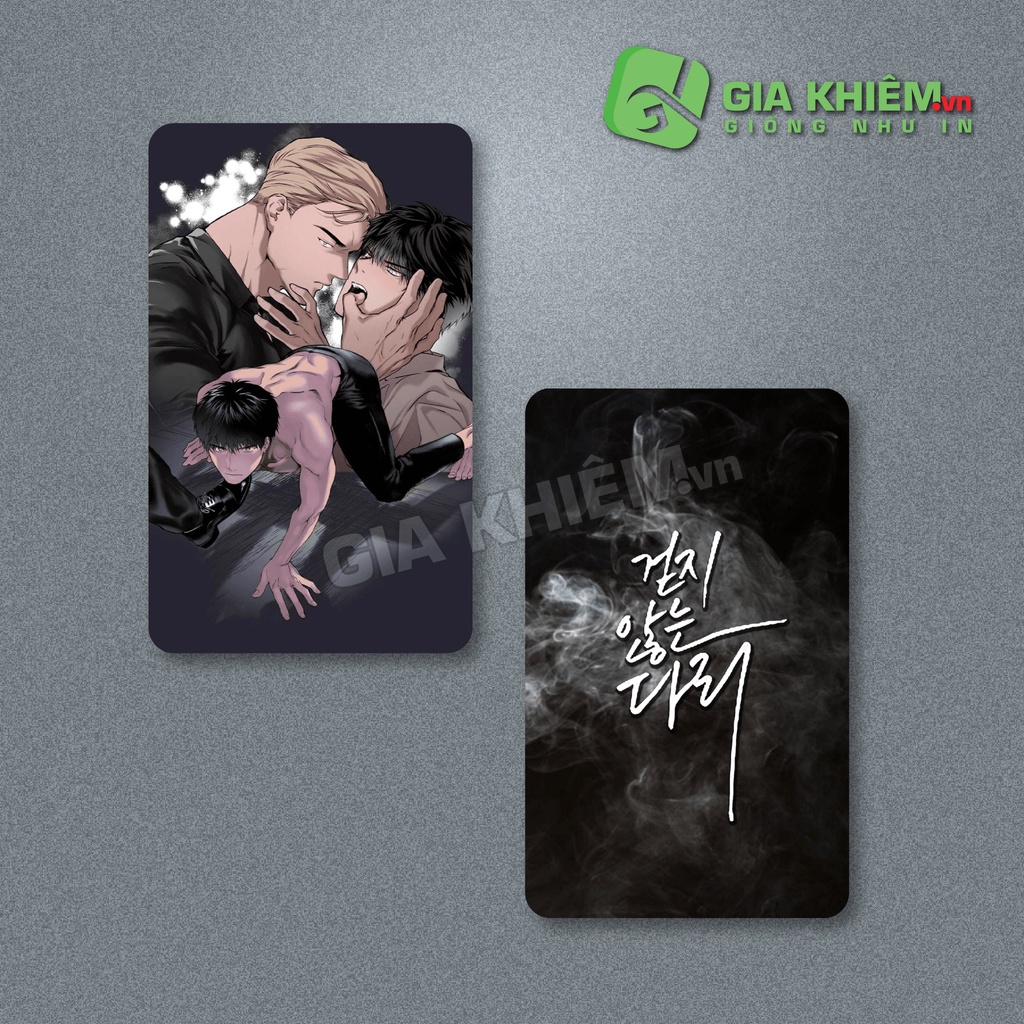 Card bo góc giấy truyện LEG WHICH CANT NOT WALK