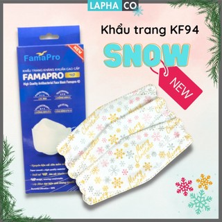Khẩu trang y tế 4D cao cấp kháng khuẩn 3 lớp Nam Anh Famapro 4D mask dạng hộp