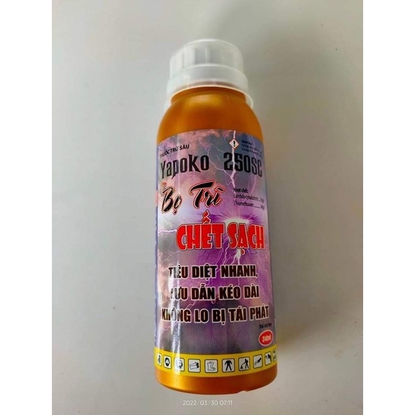 Bọ trĩ 250SC chai 240m Diệt sâu bọ trĩ nhện