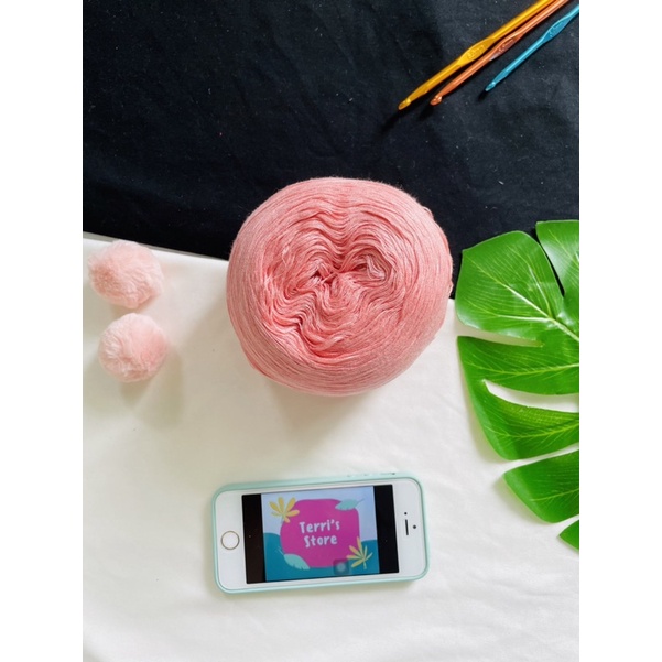 Sợi Lụa Nhật 100% Silk - Sợi chập  - Sợi rất mền bóng, siêu nhẹ và mát dùng đan móc sản phẩm mùa hè