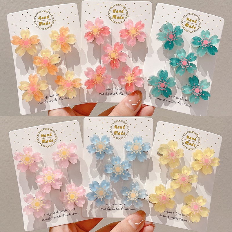 Kẹp Tóc Mái Hình Quả Cherry Xinh Xắn Cho Bé Gái