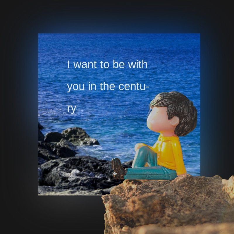 Đèn Ngủ Hình Mặt Trăng Sáng Tạo Có Thể Sạc Lại Dùng Làm Đạo Cụ Chụp Ảnh Cho Bé