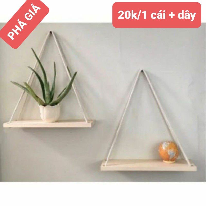 KỆ TREO TƯỜNG TRANG TRÍ PHÒNG 30x 15 cm - BÁN PHÁ GIÁ