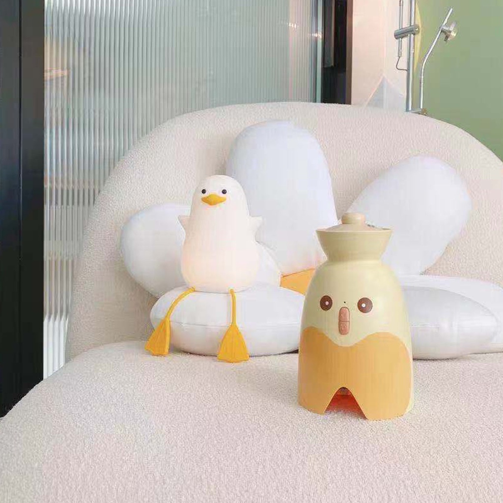 [Hàng Sẵn] Đèn ngủ LED Điều khiển cảm ứng tinh tế dễ thương sạc USB có giá đỡ điện thoại di động 【MOMYKEEP】