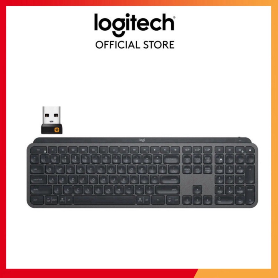 Bàn phím không dây Bluetooth Logitech MX Keys - Đèn nền cảm biến, sạc nhanh USB-C - sale kịch sàn