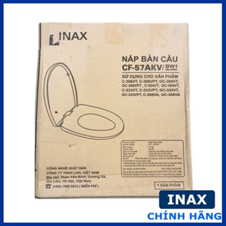 Nắp bàn cầu êm inax thay thế cho cầu - 504 - 306 - 333 , hàng chính hãng