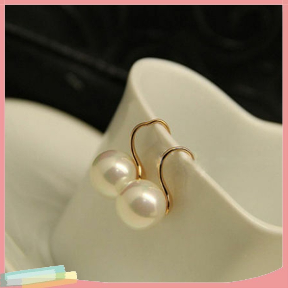 Cặp bông tai mini đính ngọc trai giả sang trọng cho nữ