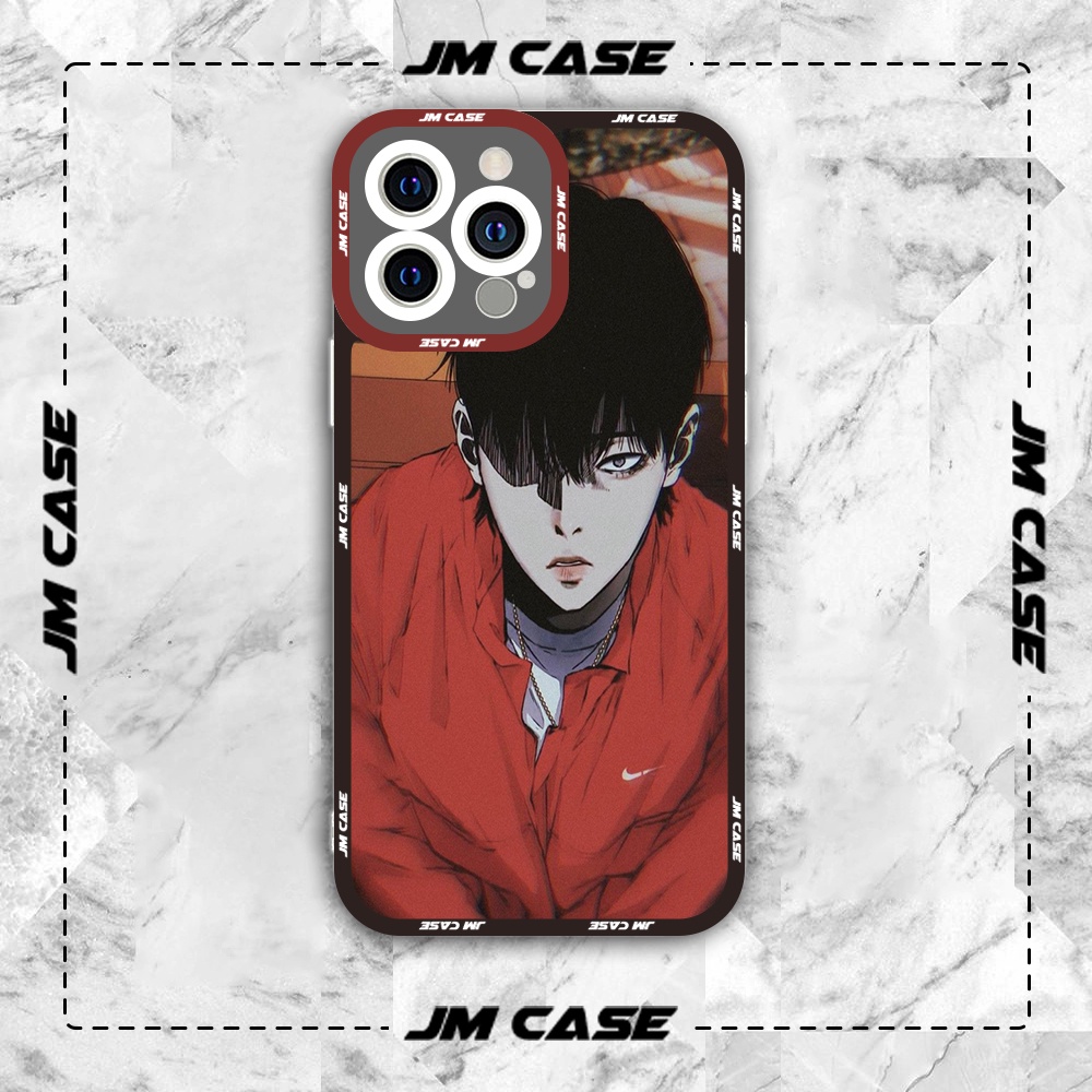 Ốp lưng iphone samsung xiaomi oppo cạnh vuông JMCase Jay Jo Windbreaker Manhwa Hàn Quốc