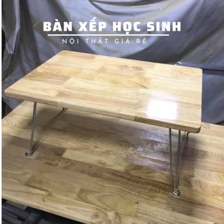 Bàn Gỗ Học Sinh Chân Gấp Xếp Gọn Gàng (R40xD60xC28)