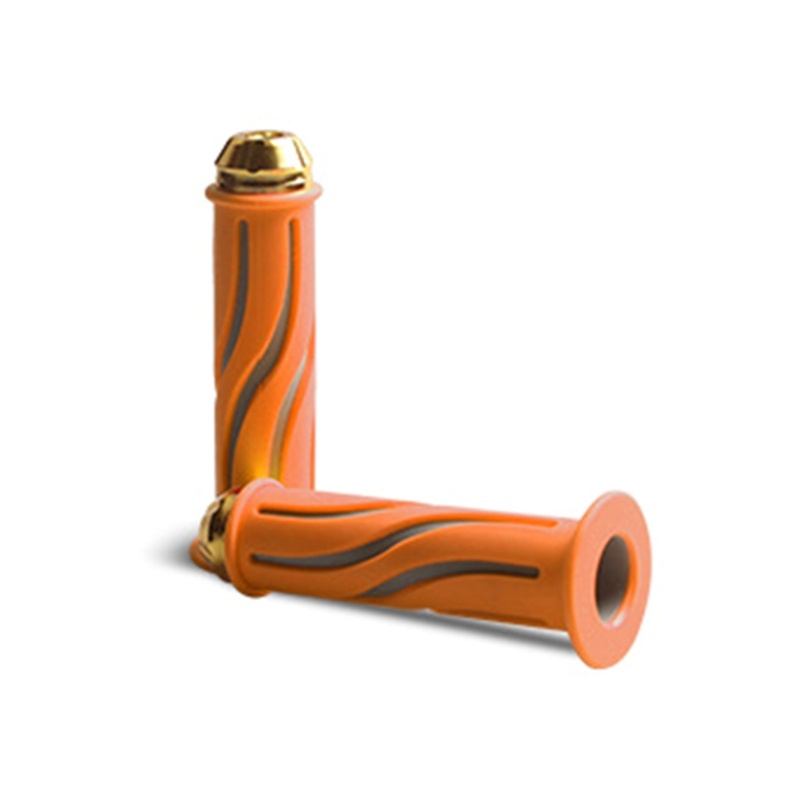 1 Cặp Tay Nắm Cao Su Chống Trượt Có Khóa Thông Dụng Cho Xe Đua