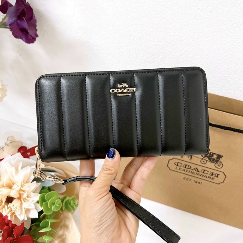 📛RẺ VÔ ĐỊCH📛VÍ COAH LONG ZIP AROUND NỮ SIÊU XINH