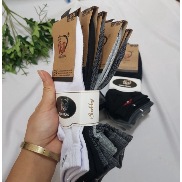 1 đôi Tất nam khử mùi hôi chân cổ ngắn vải lưới kháng khuẩn xuất nhật TATNAM08