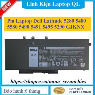 Pin Laptop Dell Latitude 5280 5480 5580 5490 5491 5495 5290 GJKNX 93FTF 3DDDG