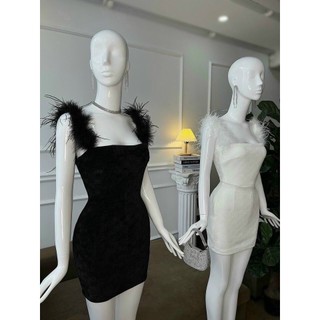 đầm body borip 2S lông hot
