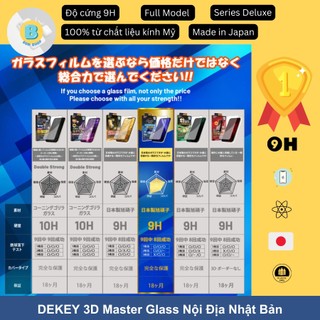 Kính Cường Lực DEKEY 3D Master Glass DELUXE