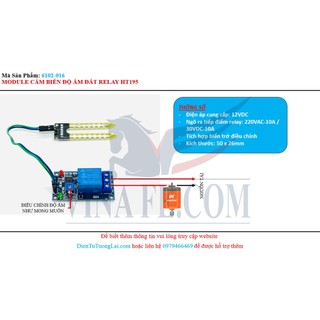 Module Cảm Biến Độ Ẩm Đất HT195