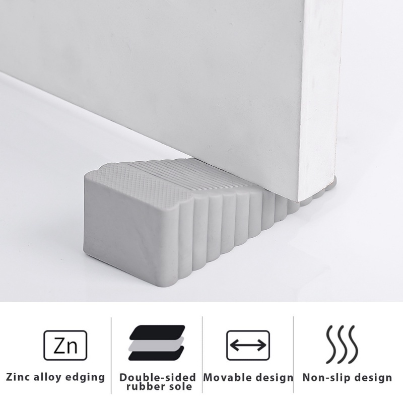 Dụng Cụ Chặn Cửa Bằng Cao Su Mềm Chất Lượng Cao Bảo Vệ An Toàn Cho Mẹ Và Bé