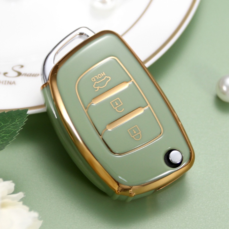 Bao Da, Ốp Bảo Vệ,Vỏ Bọc Chìa Khóa Ô Tô Hyundai Accent Blue 2013 2017,Stargazer bản TC,Solati,Elantra 2013 2015,i10 Base