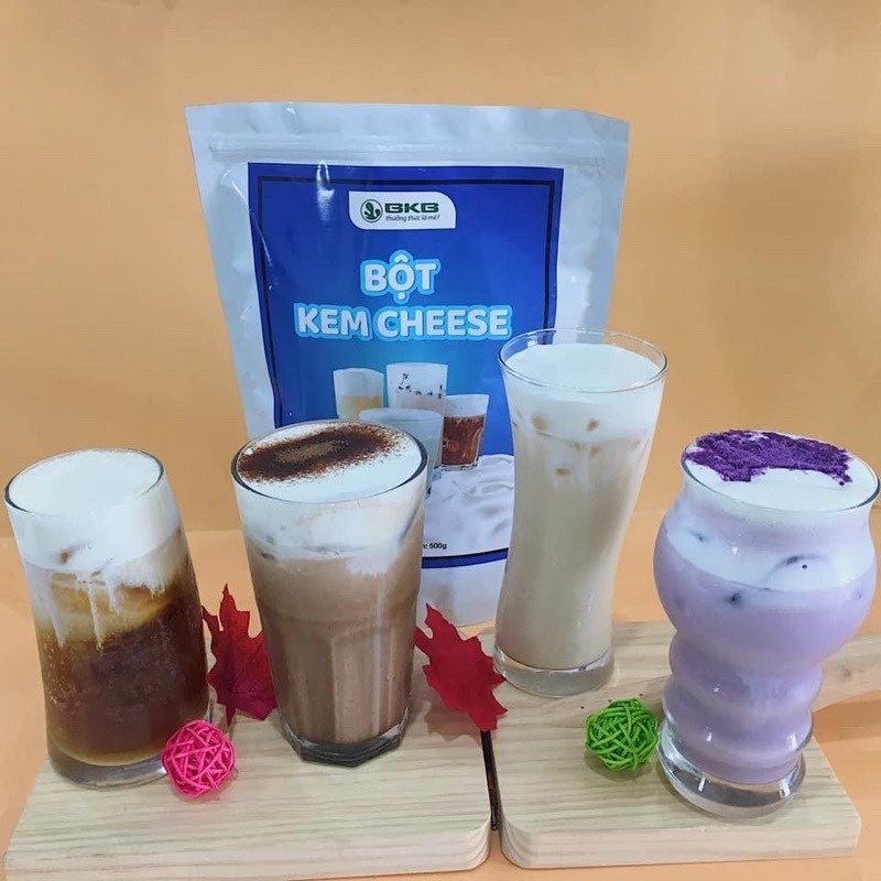 Bột kem cheese BKB 500gr sánh mịn, béo ngậy, tiện lợi, giá cost thấp
