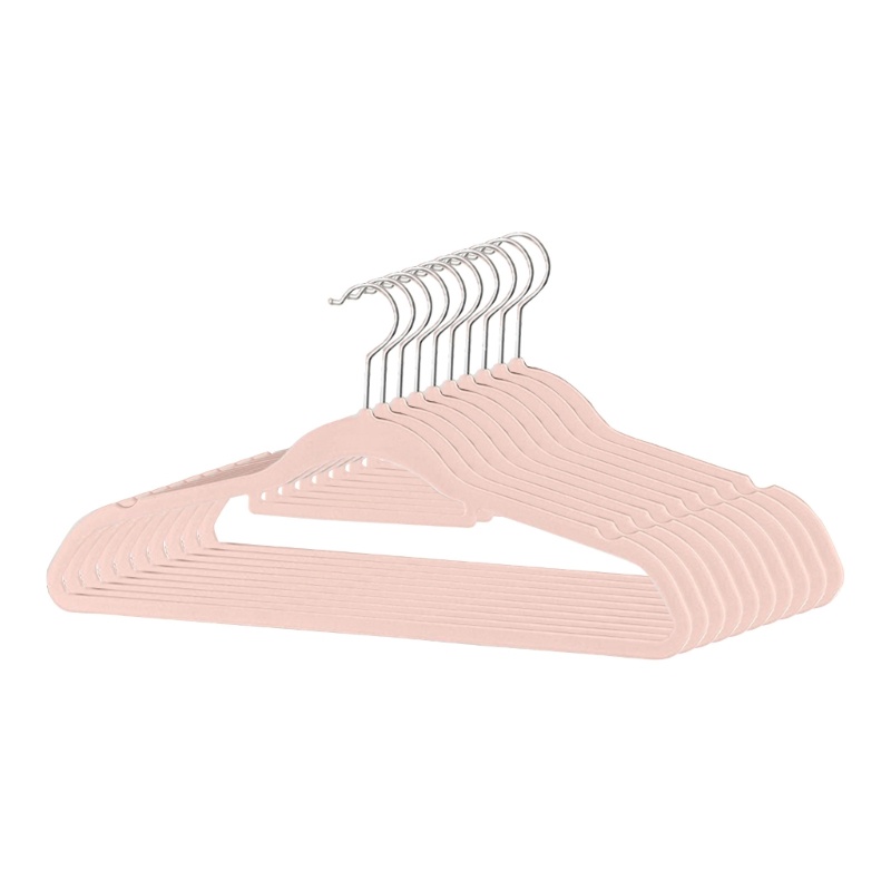 Bộ 10 Móc Treo Quần Áo Chống Trượt Có Thể Xoay Được