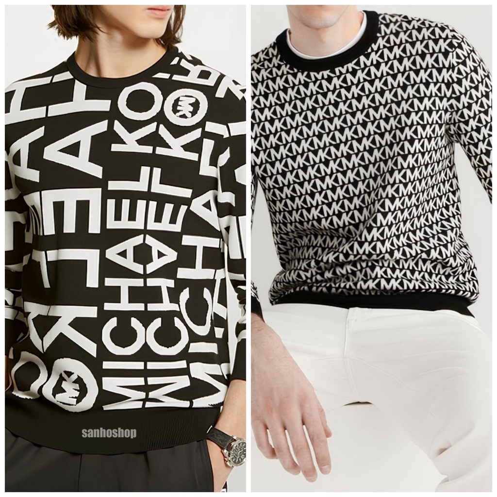 ÁO MlCHAEL K0RS L0G0 M0N0GRAM SWEATER