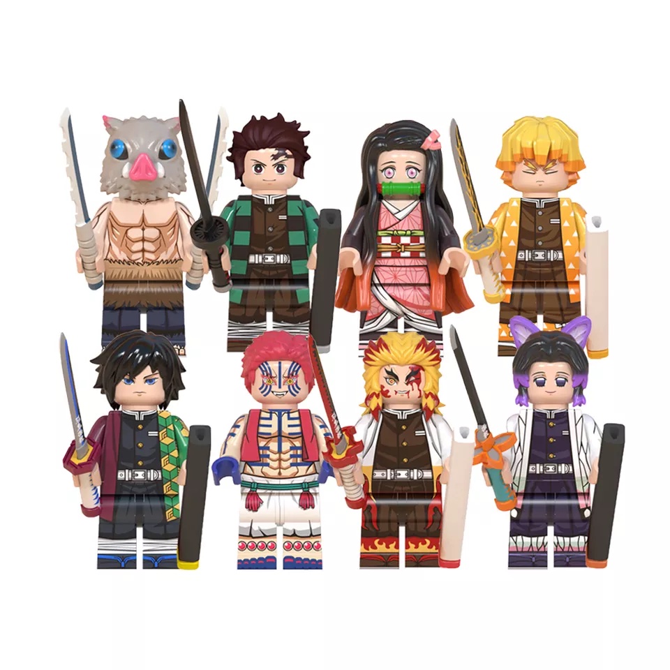 Mô Hình Nhân Vật Phim Hoạt Hình Agatsuma Zenitsu Tanjirou Nezuko Zenitsu