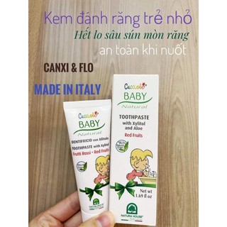 Kem đánh răng Cucciolo vị dâu dễ đánh