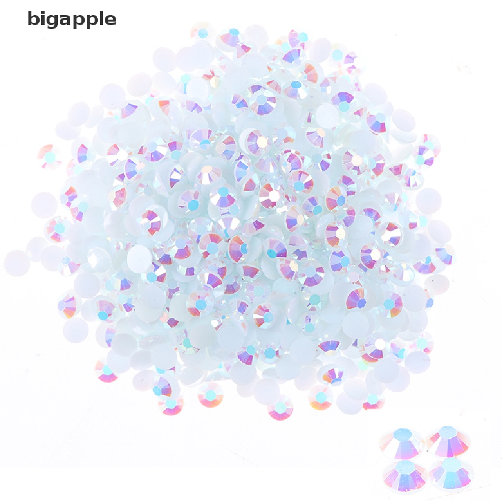 Set 1000 Hạt Pha Lê Sữa AB 5mm Trang Trí Móng Tay / Móng Tay Nghệ Thuật