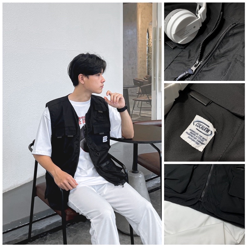 Áo Khoác Gile M2010 Chất Kaki Xịn Xò,Form UNISEX