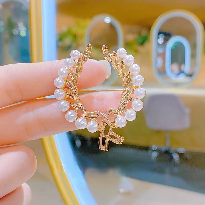 (MớI) Ghim GàI ÁO HìNh Thiên ThầN ĐíNh NgọC Trai Giả ThờI Trang