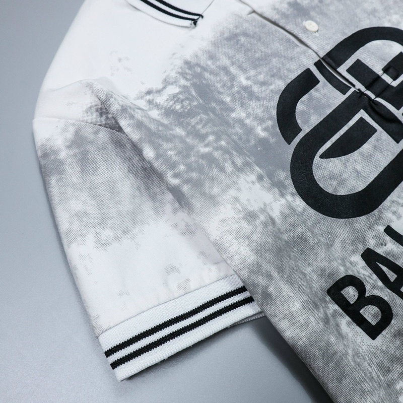 ÁO Thun NAM POLO tay ngắn loang in chữ PLTN