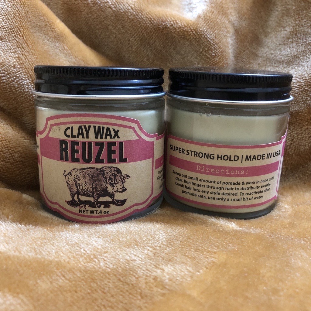 Sáp vuốt Tóc Nam THủy Tinh Lợn Hồng Mới Nhất Reuzel Clay Wax